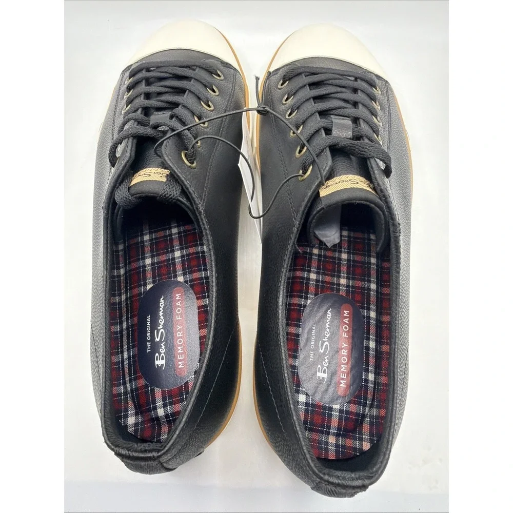 Ben Sherman Dorset Lo LX Sneakers Men's Black Lace-Up Low Top‎ Casual Size 10